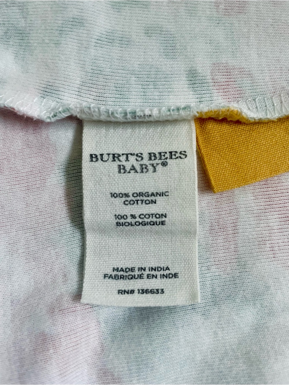 Burt's Bees Girl’s Baby Organic Cotton Footie Sleeper Zip-Up Pajamas - 18 Months - Picture 8 of 9